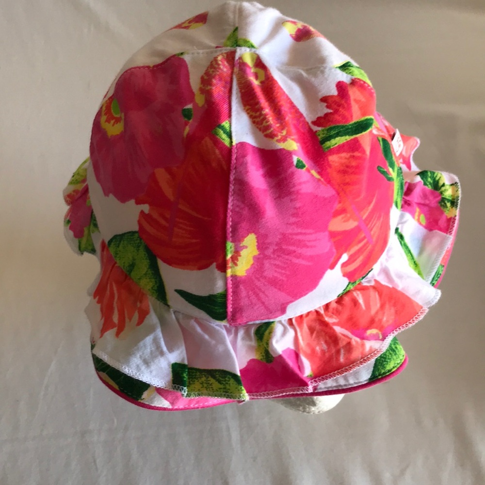 Ted Baker baby floral 100%cotton summer hat 12-18m